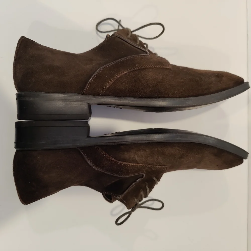 Mike Konos Suede leather Men's Oxford